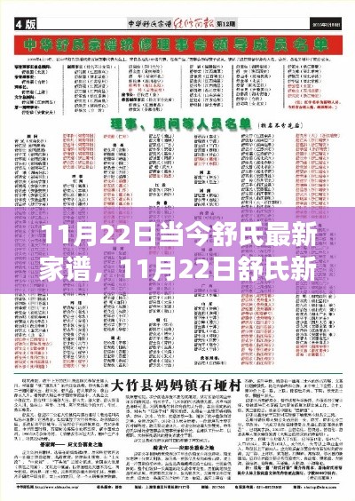 舒氏新家譜發(fā)布盛典，探尋家族脈絡(luò)，傳承輝煌文化