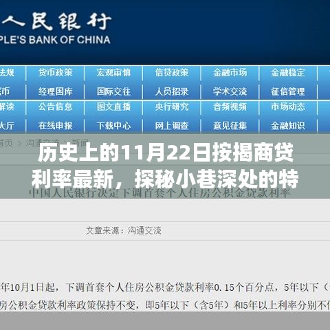 揭秘歷史與當下，11月22日按揭商貸利率變遷與小巷特色小店探秘之旅