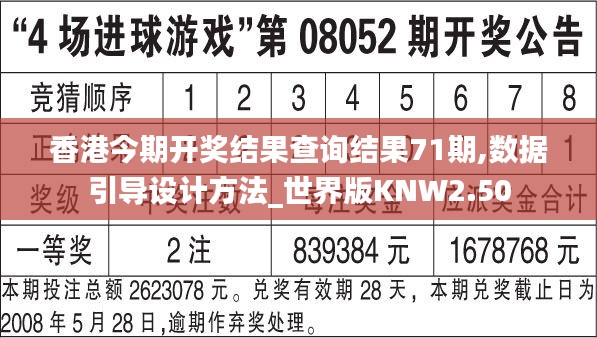 香港今期開獎結果查詢結果71期,數(shù)據(jù)引導設計方法_世界版KNW2.50