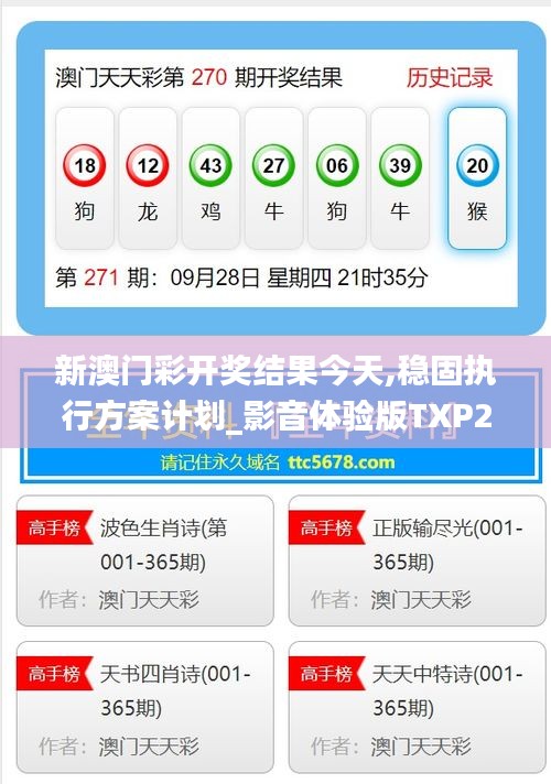 新澳門彩開獎(jiǎng)結(jié)果今天,穩(wěn)固執(zhí)行方案計(jì)劃_影音體驗(yàn)版TXP2.19