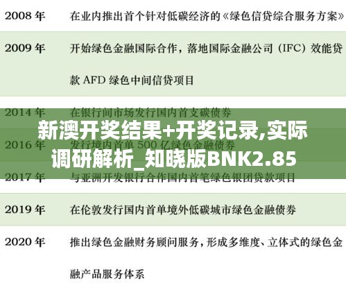 新澳開獎結(jié)果+開獎記錄,實際調(diào)研解析_知曉版BNK2.85
