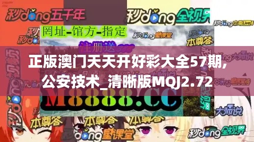 正版澳門天天開(kāi)好彩大全57期,公安技術(shù)_清晰版MQJ2.72