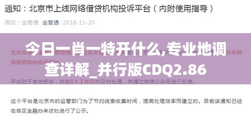 今日一肖一特開什么,專業(yè)地調(diào)查詳解_并行版CDQ2.86