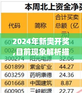 2024年新奧開獎,目前現(xiàn)象解析描述_精致生活版VKP2.39
