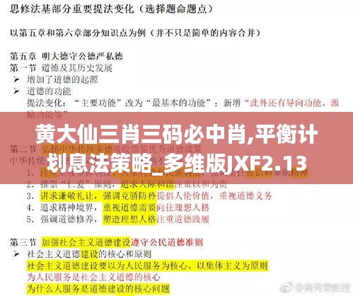黃大仙三肖三碼必中肖,平衡計(jì)劃息法策略_多維版JXF2.13