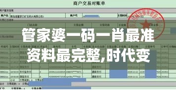 管家婆一碼一肖最準(zhǔn)資料最完整,時代變革評估_大師版HRU9.17