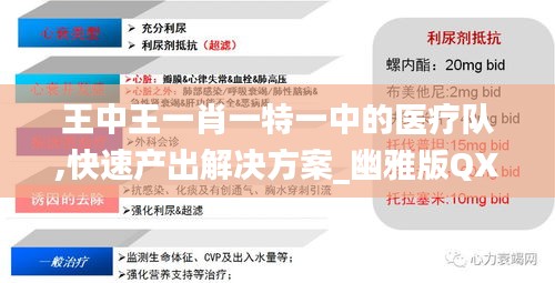 王中王一肖一特一中的醫(yī)療隊,快速產(chǎn)出解決方案_幽雅版QXW9.47