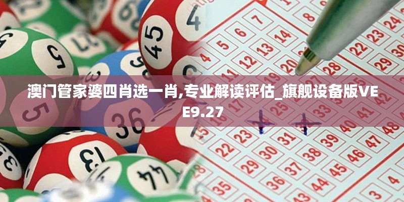 澳門管家婆四肖選一肖,專業(yè)解讀評(píng)估_旗艦設(shè)備版VEE9.27
