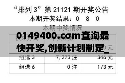 0149400.cσm查詢最快開獎,創(chuàng)新計劃制定_未來科技版VBE9.82