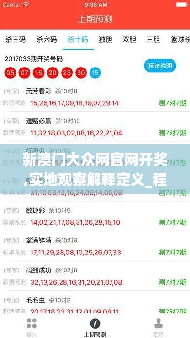 新澳門大眾網(wǎng)官網(wǎng)開獎,實(shí)地觀察解釋定義_程序版PQZ9.82
