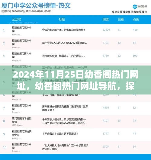 幼香閣熱門網(wǎng)址導(dǎo)航，探索網(wǎng)絡(luò)新風(fēng)尚的旅程