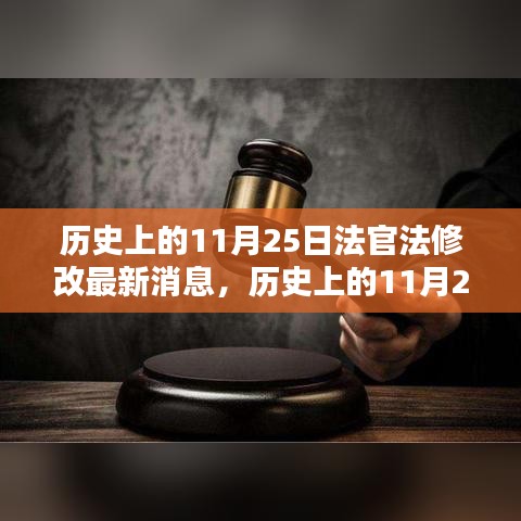 歷史上的11月25日，法官法修改最新動態(tài)及其深遠影響
