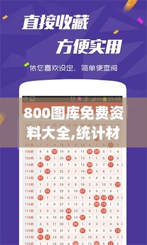 800圖庫(kù)免費(fèi)資料大全,統(tǒng)計(jì)材料解釋設(shè)想_全球版BIG9.38