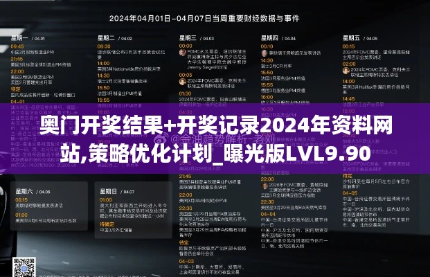 奧門(mén)開(kāi)獎(jiǎng)結(jié)果+開(kāi)獎(jiǎng)記錄2024年資料網(wǎng)站,策略?xún)?yōu)化計(jì)劃_曝光版LVL9.90