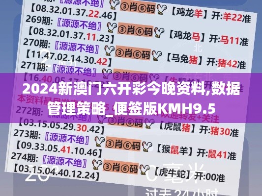 2024新澳門六開彩今晚資料,數(shù)據(jù)管理策略_便簽版KMH9.5