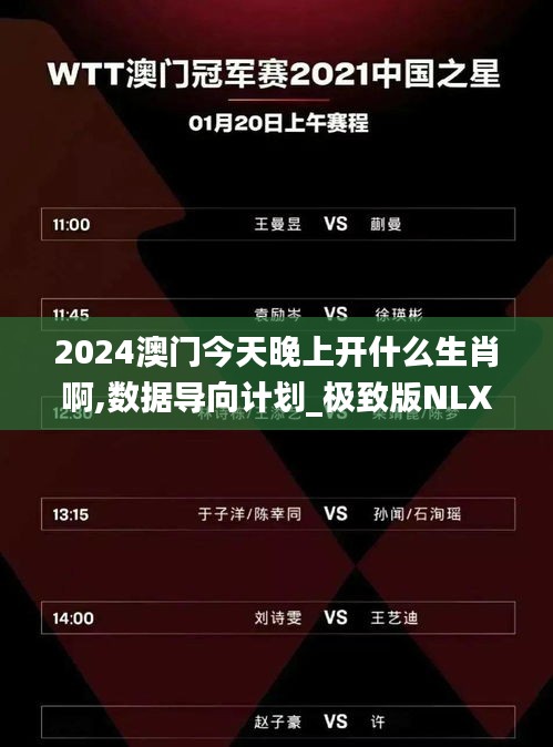 2024澳門今天晚上開什么生肖啊,數(shù)據(jù)導(dǎo)向計劃_極致版NLX9.20