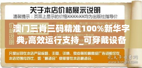 澳門三肖三碼精準(zhǔn)100%新華字典,高效運(yùn)行支持_可穿戴設(shè)備版TUR9.42