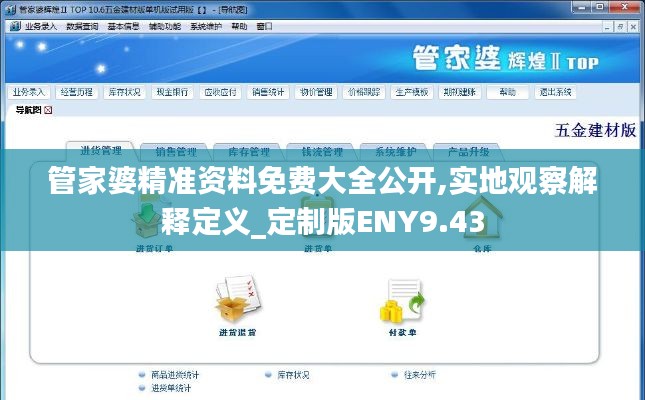 管家婆精準(zhǔn)資料免費(fèi)大全公開,實(shí)地觀察解釋定義_定制版ENY9.43