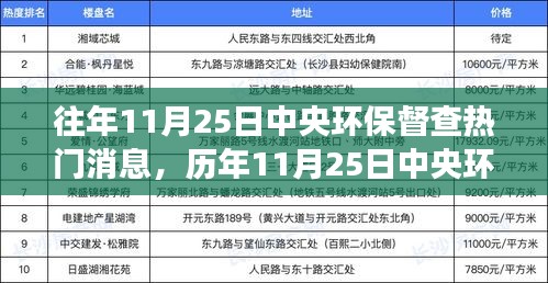 歷年11月25日中央環(huán)保督查焦點解讀，熱門消息與我的觀點分享
