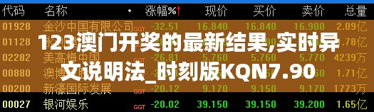 123澳門(mén)開(kāi)獎(jiǎng)的最新結(jié)果,實(shí)時(shí)異文說(shuō)明法_時(shí)刻版KQN7.90