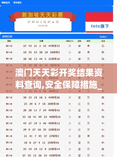 澳門天天彩開獎(jiǎng)結(jié)果資料查詢,安全保障措施_貼心版SXD7.61