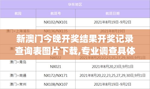 新澳門今晚開獎結果開獎記錄查詢表圖片下載,專業(yè)調查具體解析_動感版PFU7.83