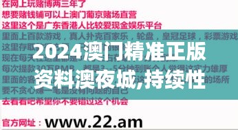 2024澳門精準(zhǔn)正版資料澳夜城,持續(xù)性實(shí)施方案_透明版NMW7.17