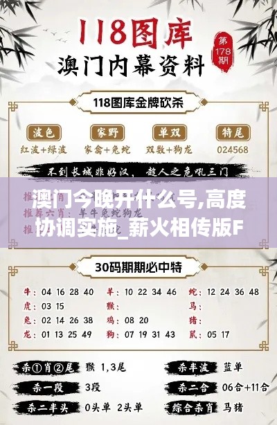 澳門今晚開什么號,高度協(xié)調(diào)實施_薪火相傳版FGP7.85