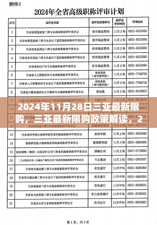 三亞最新限購政策解讀，購房限制新變化及影響分析