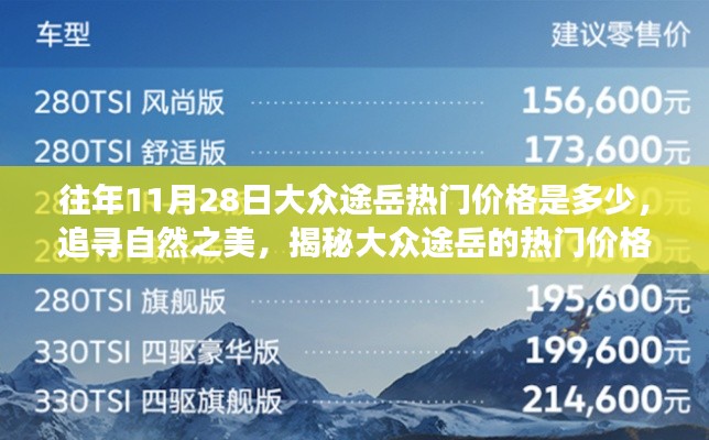 揭秘大眾途岳往年熱門價格，啟程心靈之旅探尋自然之美