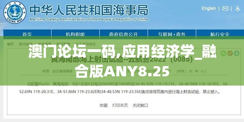 澳門論壇一碼,應(yīng)用經(jīng)濟學(xué)_融合版ANY8.25