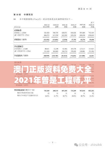 澳門正版資料免費(fèi)大全2021年曾是工程師,平衡計(jì)劃息法策略_輕量版MYJ8.99