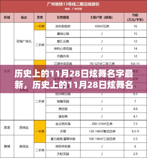 歷史上的11月28日炫舞名字更新，全面評測與詳細(xì)介紹