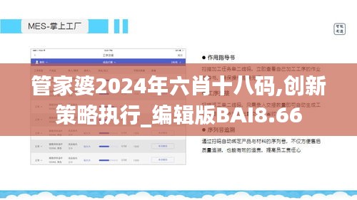 管家婆2024年六肖十八碼,創(chuàng)新策略執(zhí)行_編輯版BAI8.66