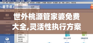 世外桃源管家婆免費大全,靈活性執(zhí)行方案_散熱版OSI8.15