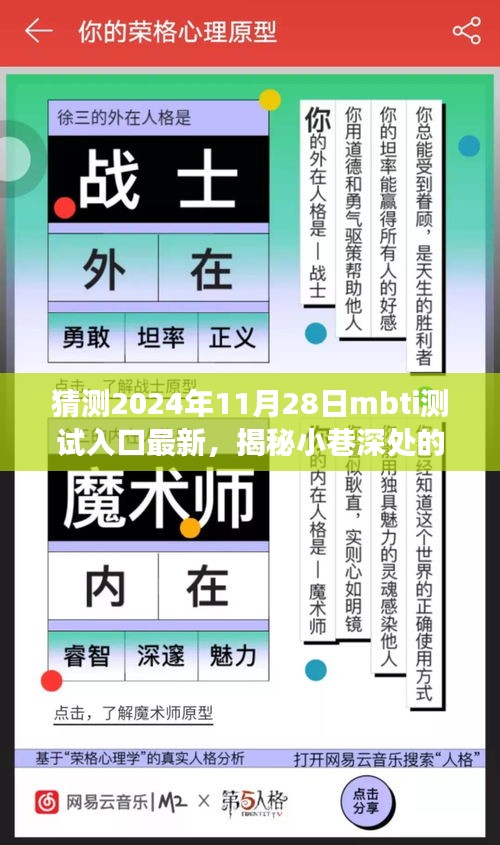 揭秘未來MBTI測試入口的獨(dú)特體驗(yàn)之旅，小巷深處的神秘角落，最新預(yù)測2024年11月28日揭曉！