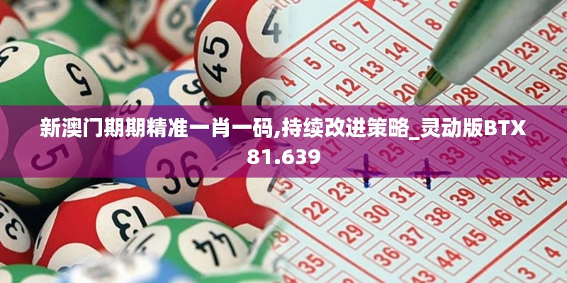 新澳門期期精準(zhǔn)一肖一碼,持續(xù)改進(jìn)策略_靈動版BTX81.639