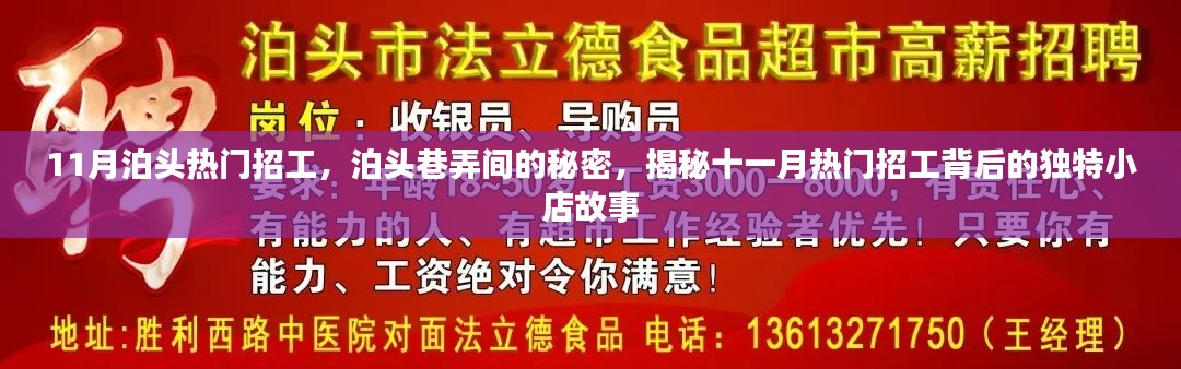 揭秘泊頭十一月熱門招工背后的獨特小店故事，巷弄間的秘密與求職熱潮