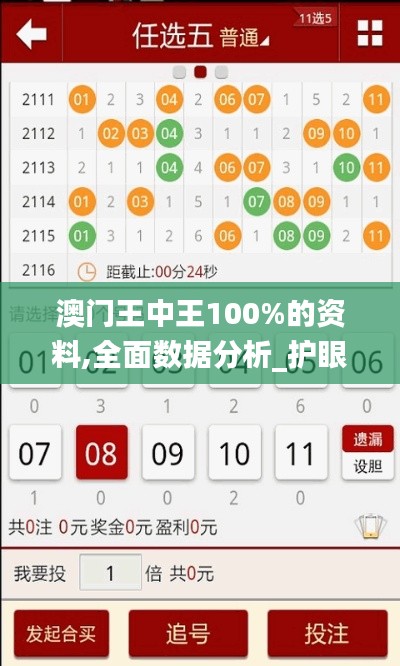 澳門王中王100%的資料,全面數(shù)據(jù)分析_護(hù)眼版FBI36.638