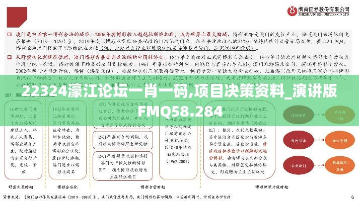 22324濠江論壇一肖一碼,項(xiàng)目決策資料_演講版FMQ58.284