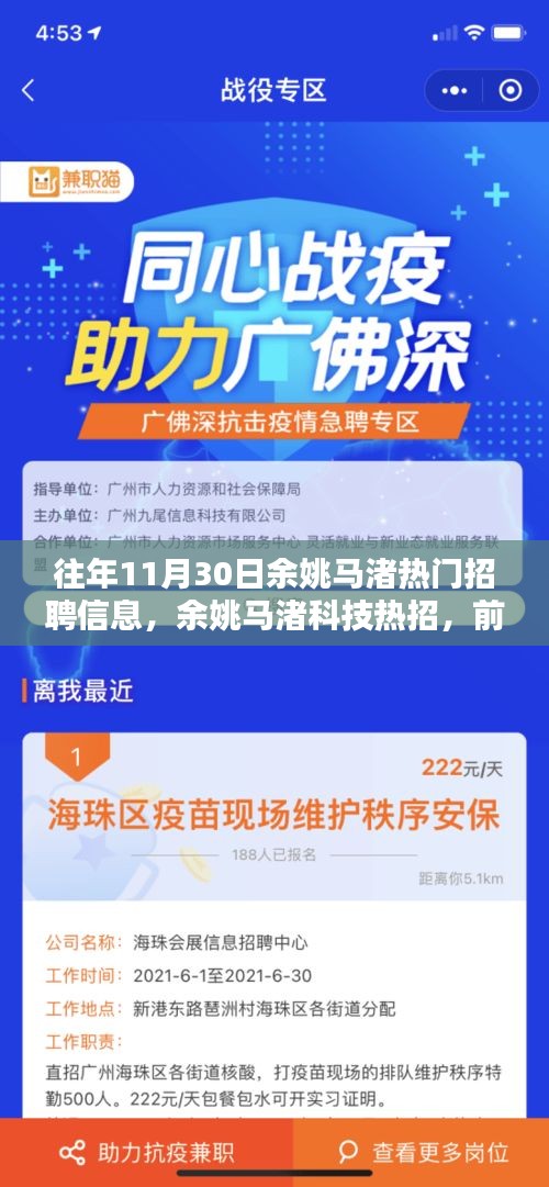 余姚馬渚科技招聘熱潮，智能產(chǎn)品重塑生活體驗(yàn)，前沿職位引領(lǐng)未來(lái)招聘趨勢(shì)
