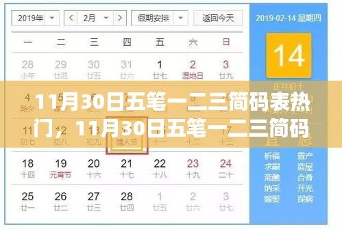 11月30日五筆一二三簡(jiǎn)碼表熱門之爭(zhēng)，深度解析與觀點(diǎn)闡述