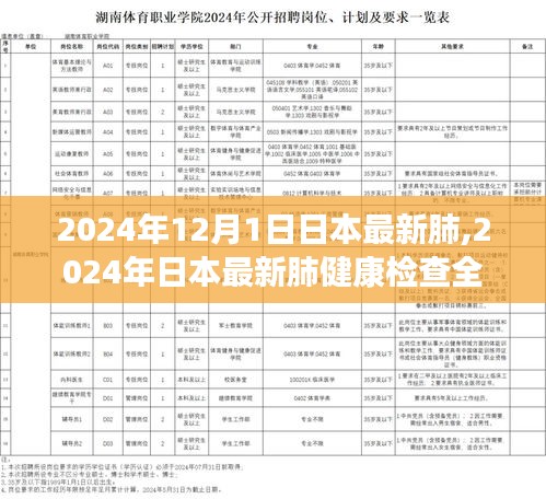 2024年日本最新肺健康檢查指南，全面攻略與自檢步驟