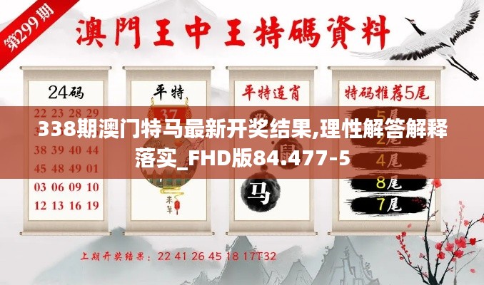 338期澳門特馬最新開(kāi)獎(jiǎng)結(jié)果,理性解答解釋落實(shí)_FHD版84.477-5