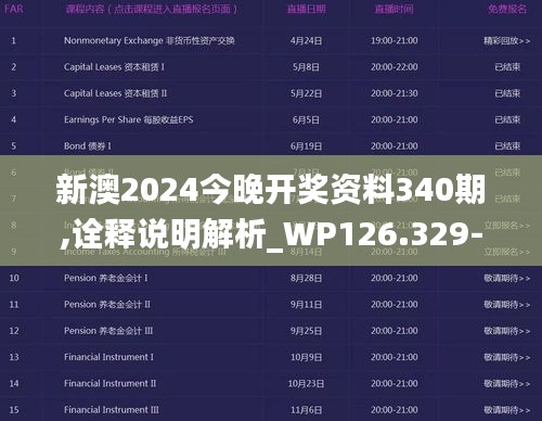 新澳2024今晚開獎(jiǎng)資料340期,詮釋說明解析_WP126.329-1