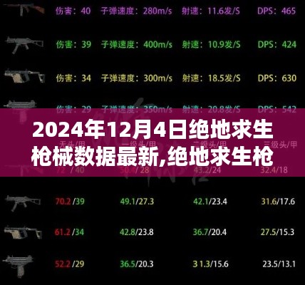 2024年絕地求生槍械數(shù)據(jù)深度解析與最新測評報告