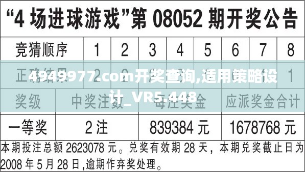4949977.соm開獎查詢,適用策略設(shè)計_VR5.448