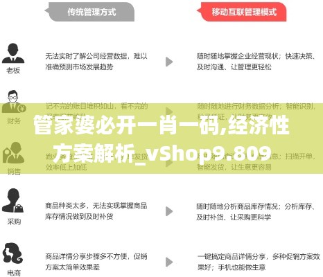 管家婆必開一肖一碼,經(jīng)濟性方案解析_vShop9.809