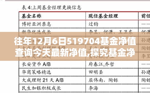 探究基金凈值波動(dòng)背后的投資邏輯，以519704基金為例，最新凈值查詢報(bào)告出爐！