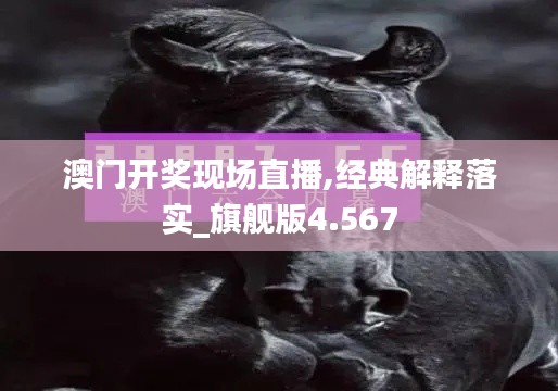 澳門(mén)開(kāi)獎(jiǎng)現(xiàn)場(chǎng)直播,經(jīng)典解釋落實(shí)_旗艦版4.567